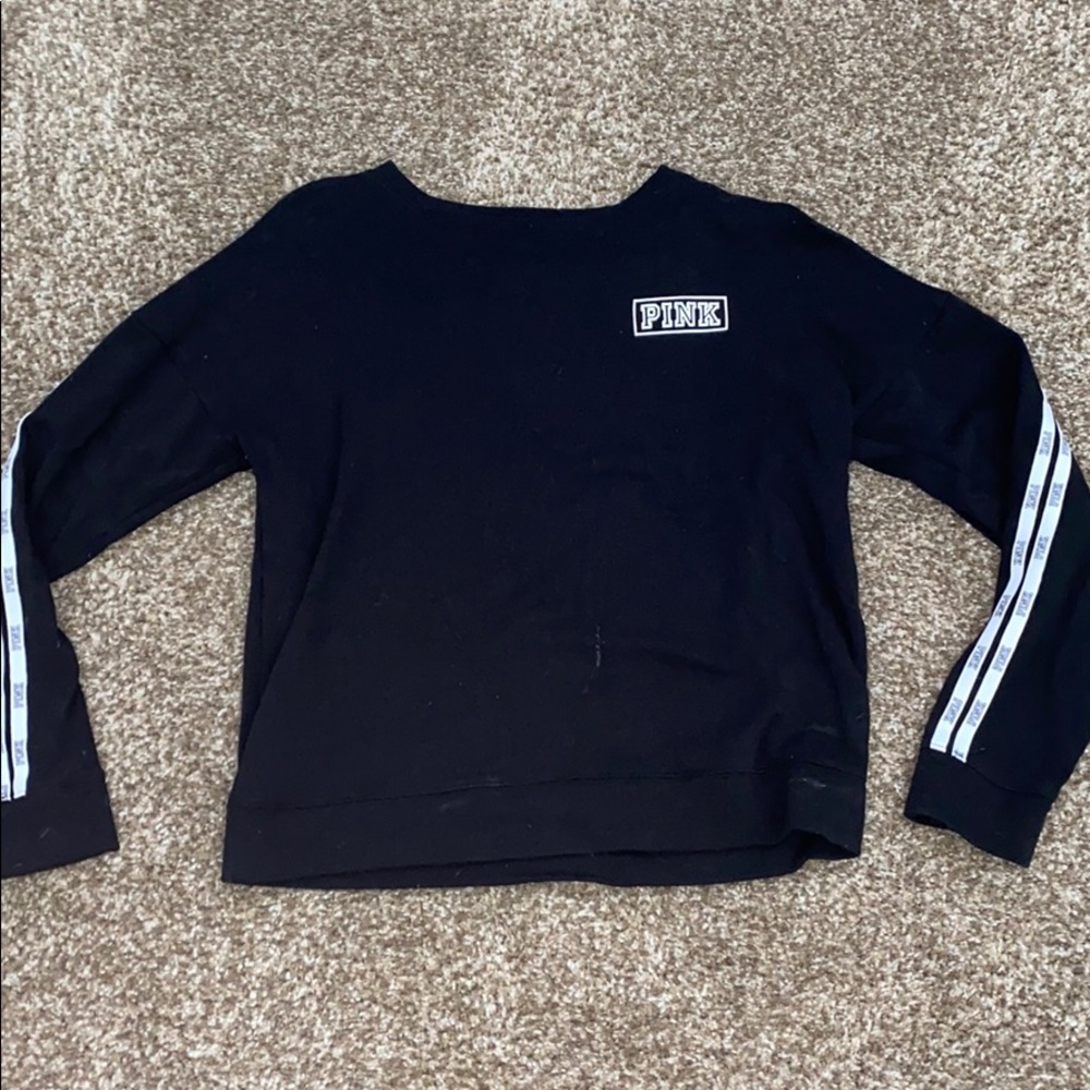 pink crew neck